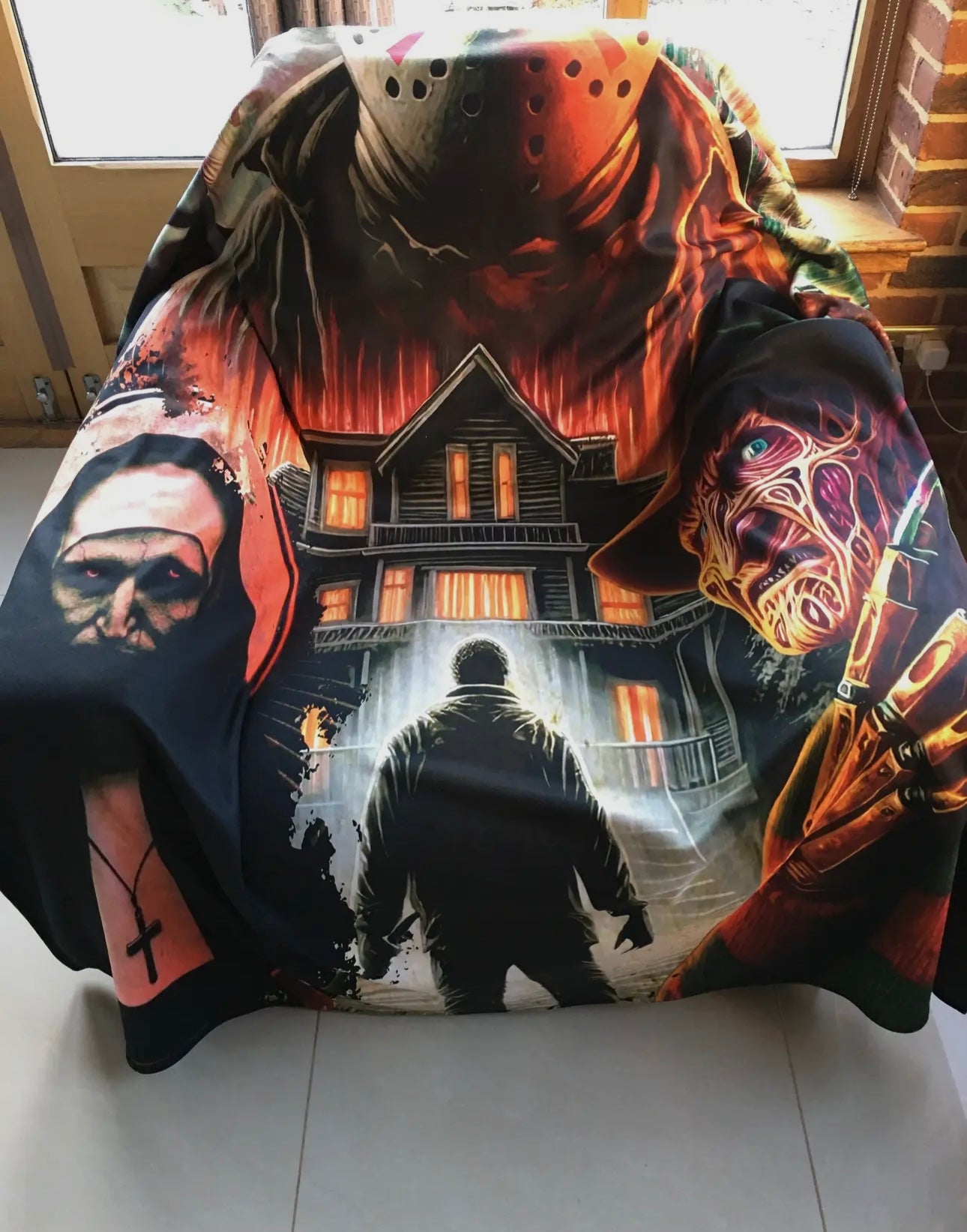 Don't Have Nightmares - Twin Bedspread Top Cover / Throw / Fleece