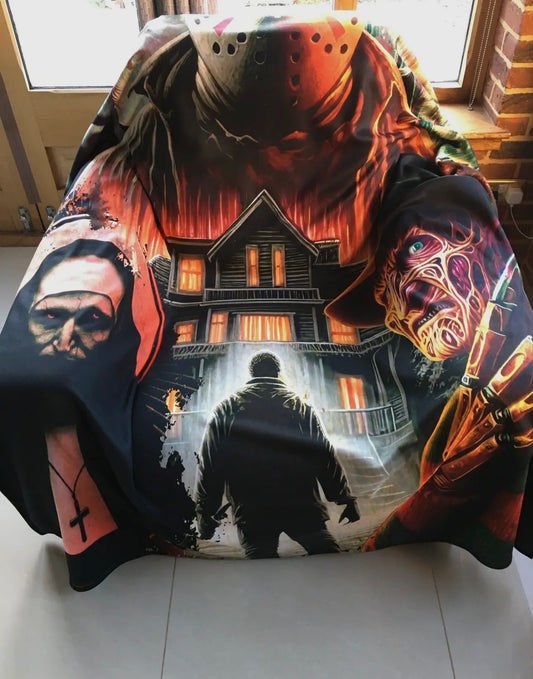 Don't Have Nightmares - Twin Bedspread Top Cover / Throw / Fleece
